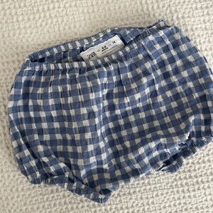 Zara gingham shorts/bloomers